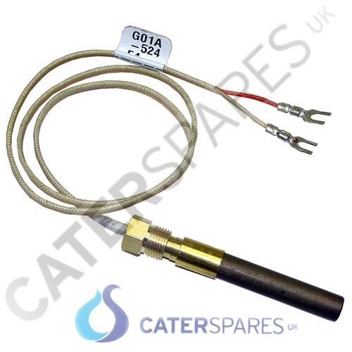 UNIVERSAL 2 TWIN LEAD THERMOPILE THERMOCOUPLE FOR GAS FRYER FORK TERMINAL 36"